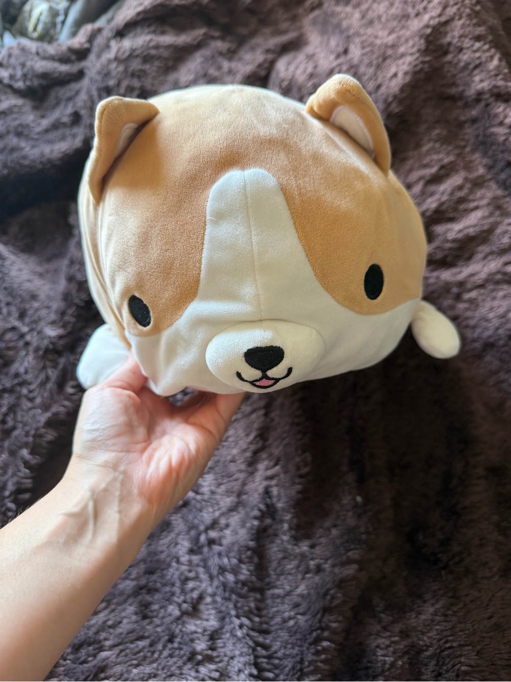 Corgi Shiba Inu Dog Plush Stuffed Animal Good Condition Clean 12" inch